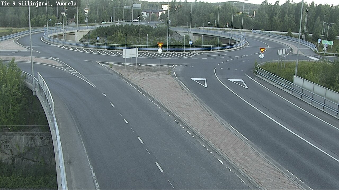 Weather Camera Image Väg 9 Siilinjärvi, Vuorela, Siilinjärvi, Pohjois-Savo