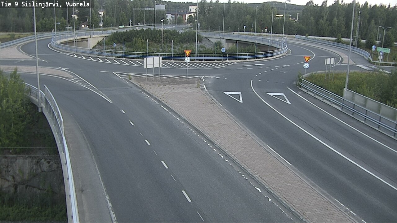 Weather Camera Image Väg 9 Siilinjärvi, Vuorela, Siilinjärvi, Pohjois-Savo