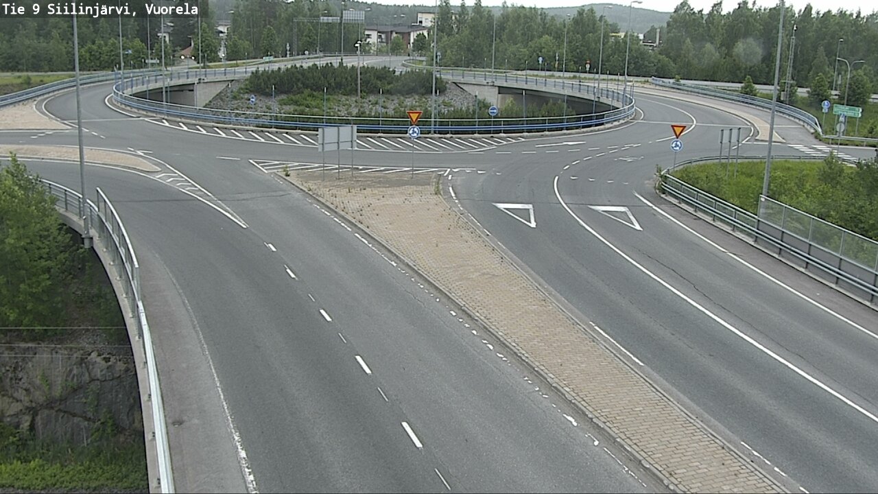 Weather Camera Image Road 9 Siilinjärvi, Vuorela, Siilinjärvi, Pohjois-Savo