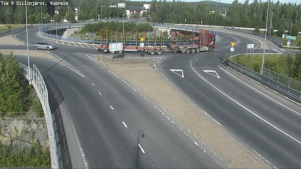 Weather Camera Image Väg 9 Siilinjärvi, Vuorela, Siilinjärvi, Pohjois-Savo