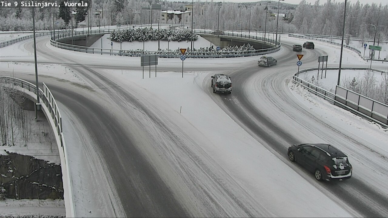 Weather Camera Image Väg 9 Siilinjärvi, Vuorela, Siilinjärvi, Pohjois-Savo