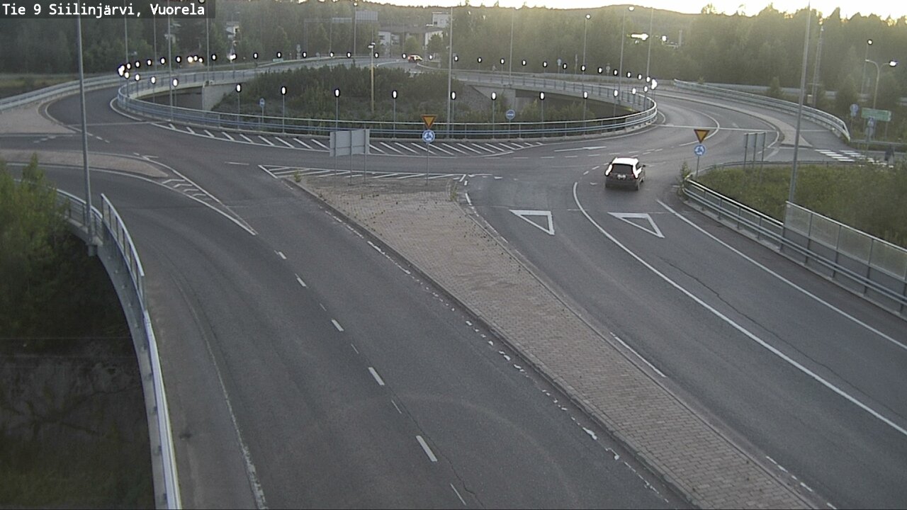 Weather Camera Image Väg 9 Siilinjärvi, Vuorela, Siilinjärvi, Pohjois-Savo