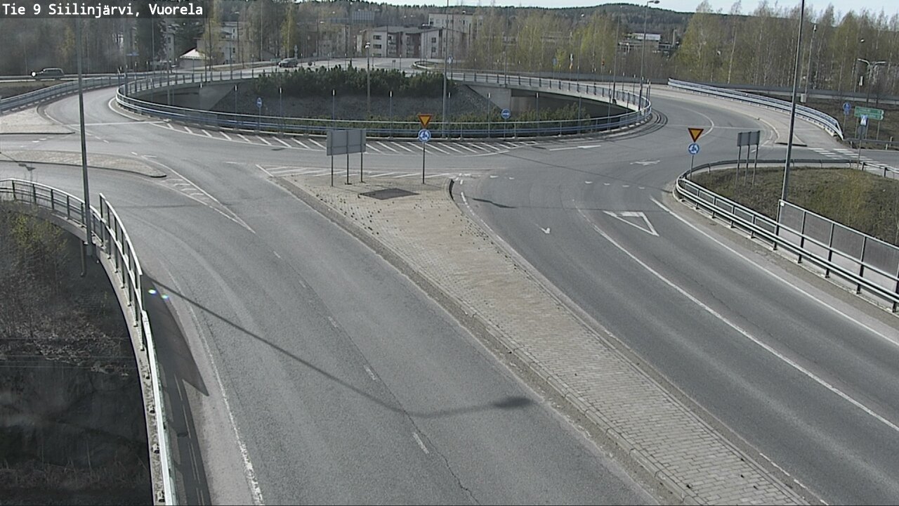 Weather Camera Image Väg 9 Siilinjärvi, Vuorela, Siilinjärvi, Pohjois-Savo