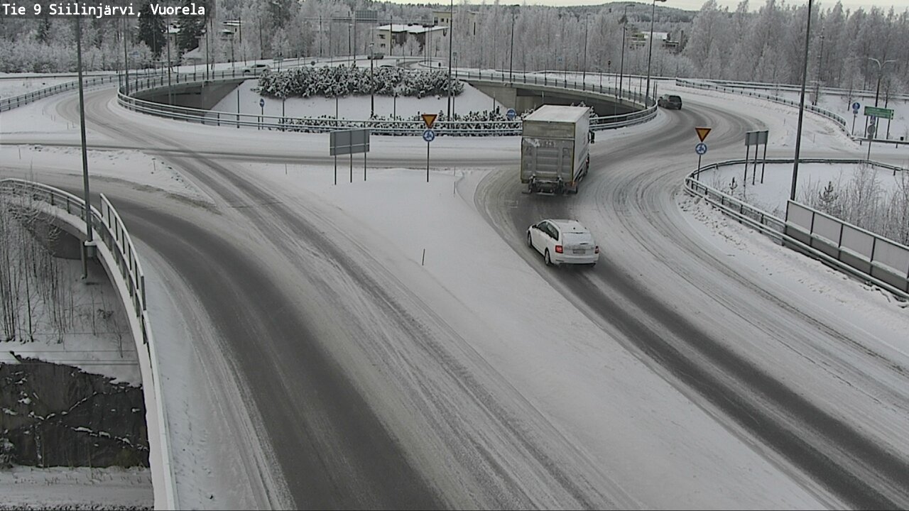 Weather Camera Image Väg 9 Siilinjärvi, Vuorela, Siilinjärvi, Pohjois-Savo