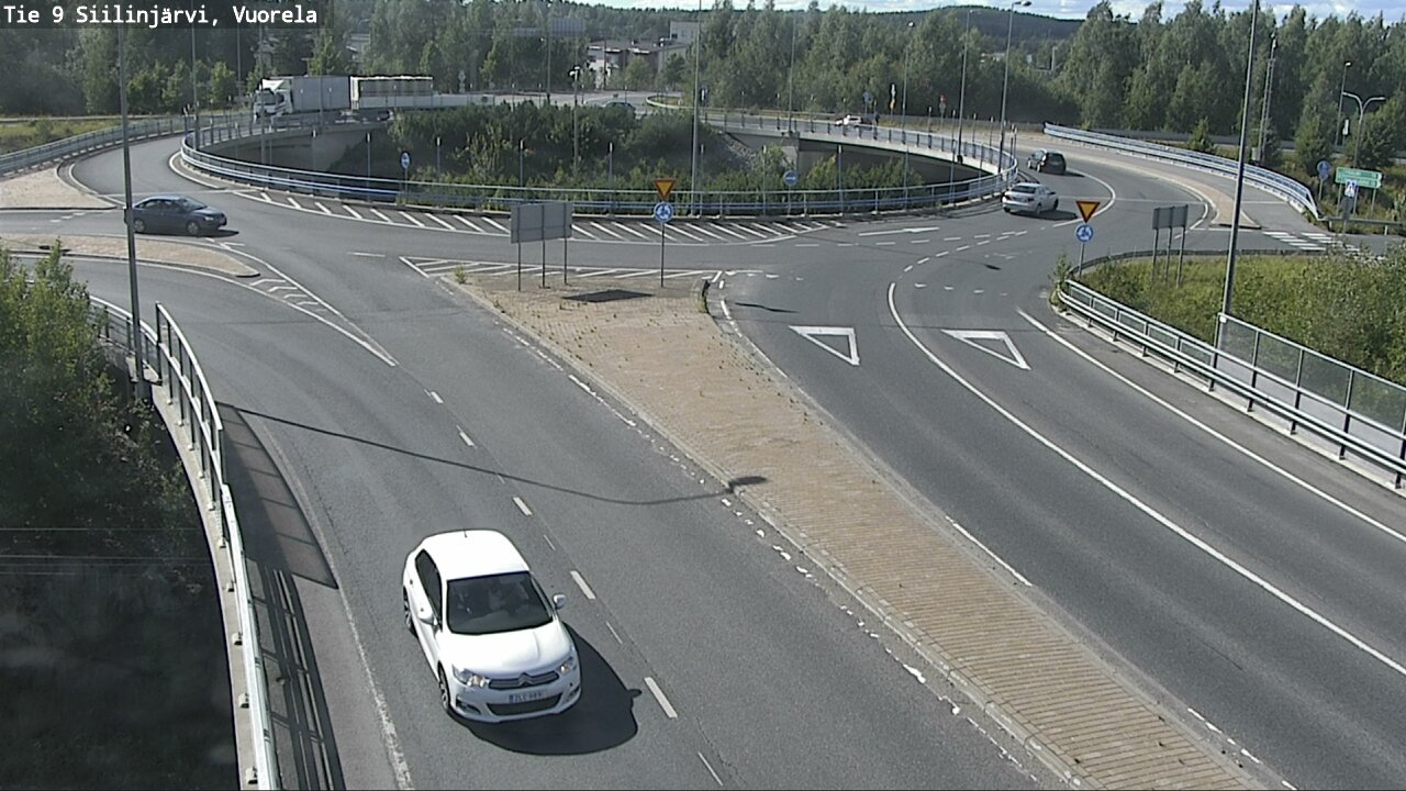 Weather Camera Image Väg 9 Siilinjärvi, Vuorela, Siilinjärvi, Pohjois-Savo