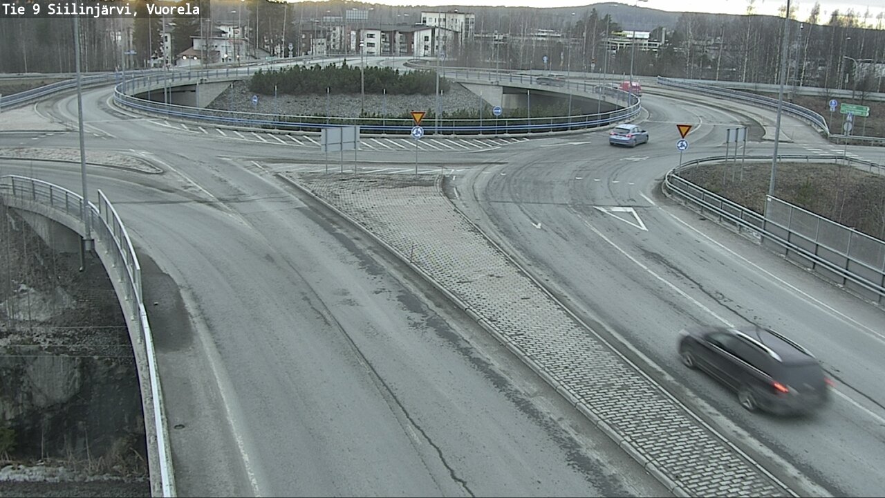 Weather Camera Image Väg 9 Siilinjärvi, Vuorela, Siilinjärvi, Pohjois-Savo