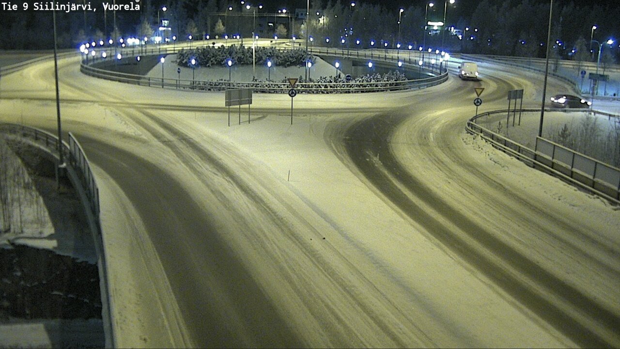 Weather Camera Image Väg 9 Siilinjärvi, Vuorela, Siilinjärvi, Pohjois-Savo