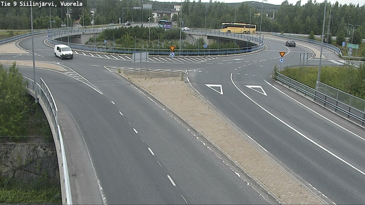 Weather Camera Image Road 9 Siilinjärvi, Vuorela, Siilinjärvi, Pohjois-Savo