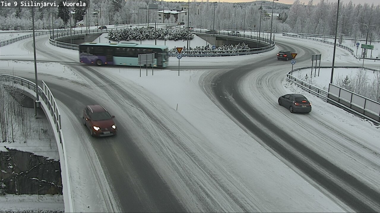 Weather Camera Image Väg 9 Siilinjärvi, Vuorela, Siilinjärvi, Pohjois-Savo