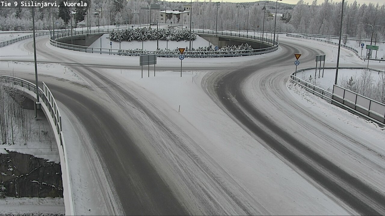Weather Camera Image Väg 9 Siilinjärvi, Vuorela, Siilinjärvi, Pohjois-Savo