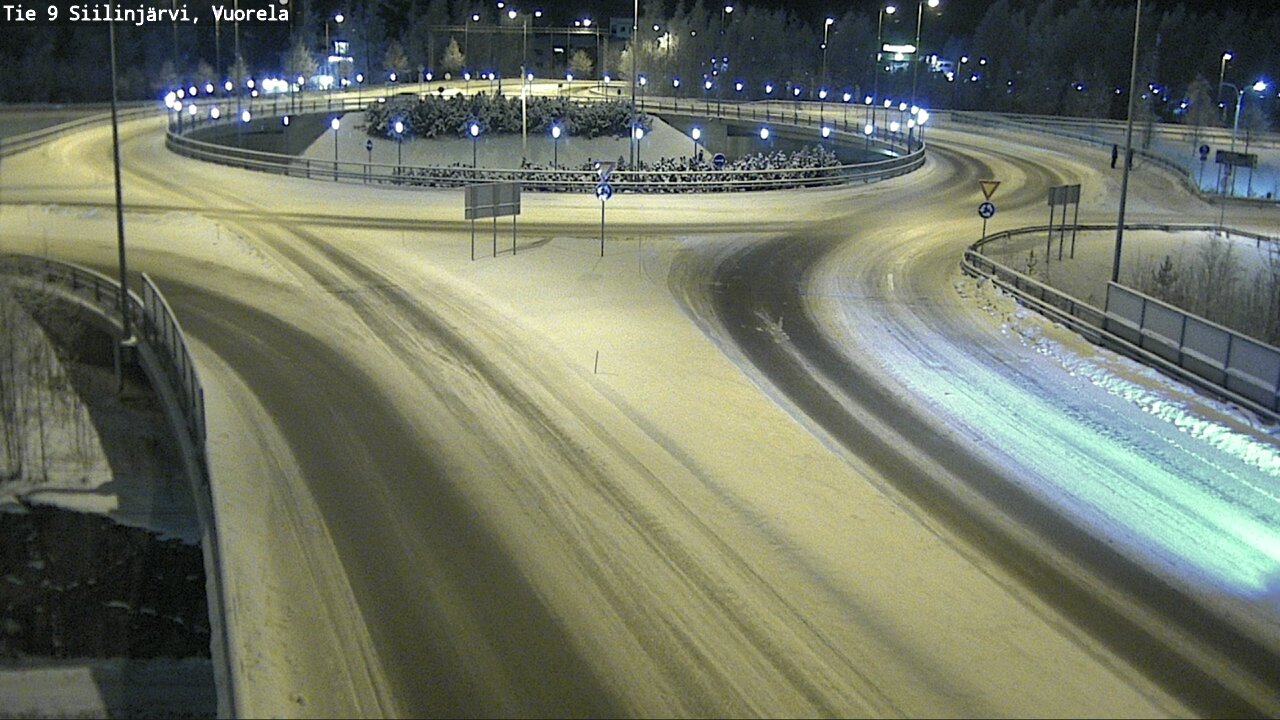 Weather Camera Image Väg 9 Siilinjärvi, Vuorela, Siilinjärvi, Pohjois-Savo