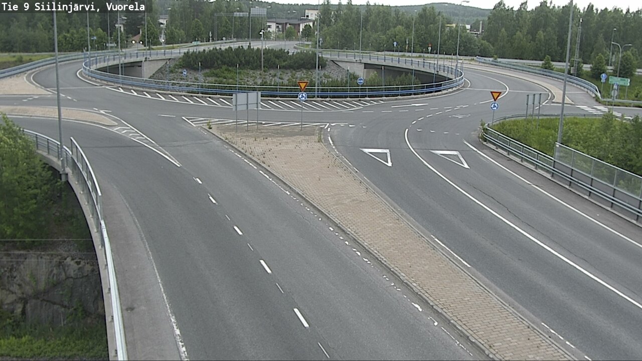 Weather Camera Image Road 9 Siilinjärvi, Vuorela, Siilinjärvi, Pohjois-Savo