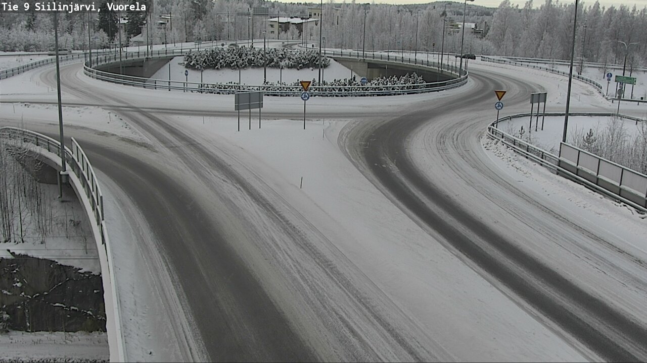 Weather Camera Image Väg 9 Siilinjärvi, Vuorela, Siilinjärvi, Pohjois-Savo