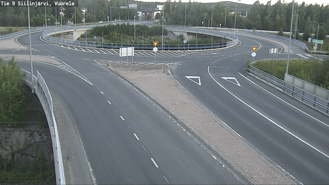 Weather Camera Image Väg 9 Siilinjärvi, Vuorela, Siilinjärvi, Pohjois-Savo