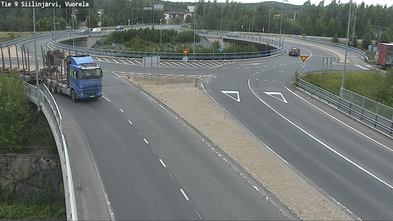Weather Camera Image Road 9 Siilinjärvi, Vuorela, Siilinjärvi, Pohjois-Savo