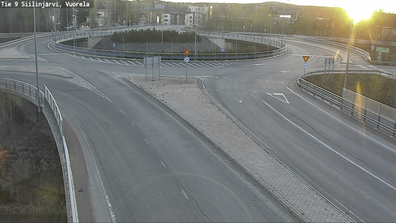Weather Camera Image Väg 9 Siilinjärvi, Vuorela, Siilinjärvi, Pohjois-Savo