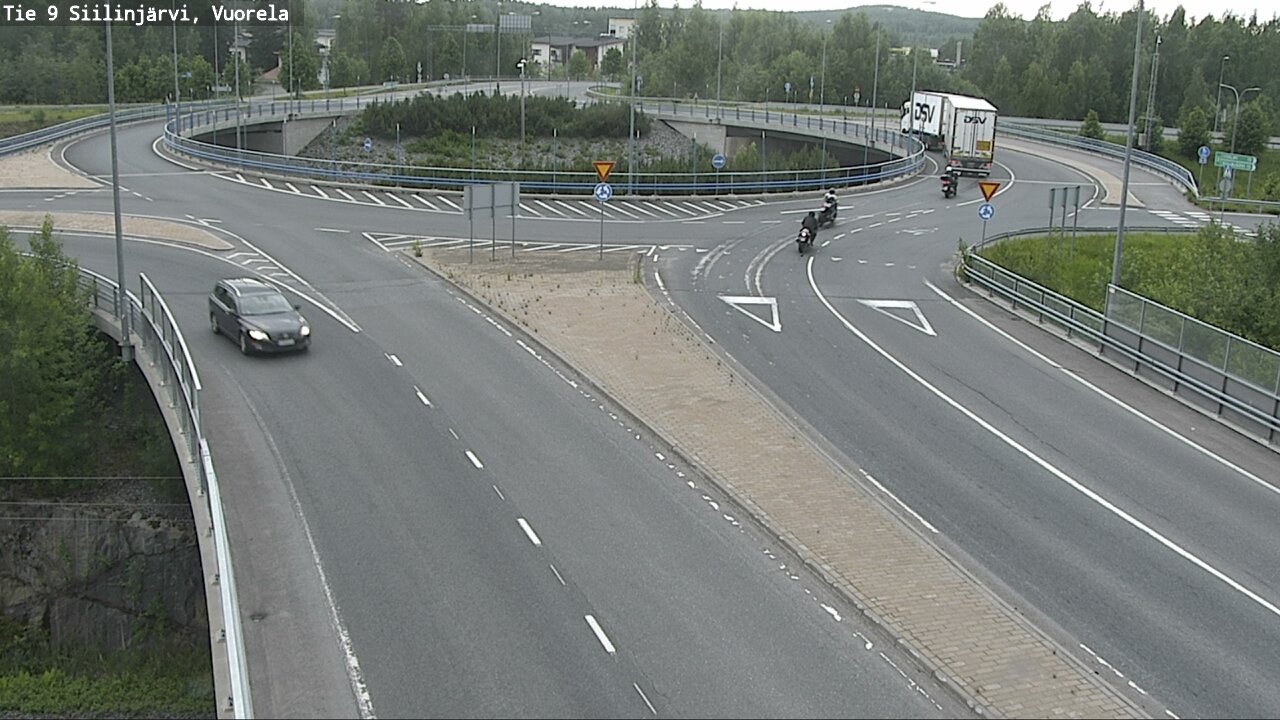 Weather Camera Image Road 9 Siilinjärvi, Vuorela, Siilinjärvi, Pohjois-Savo