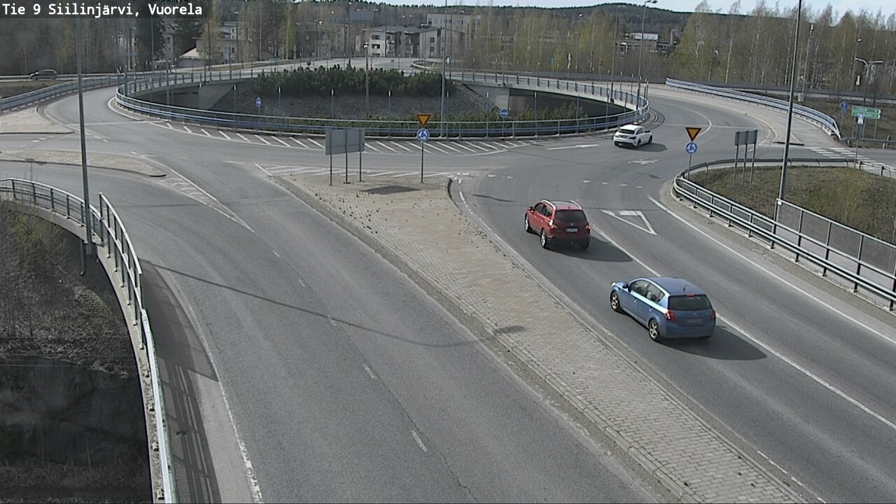 Weather Camera Image Väg 9 Siilinjärvi, Vuorela, Siilinjärvi, Pohjois-Savo