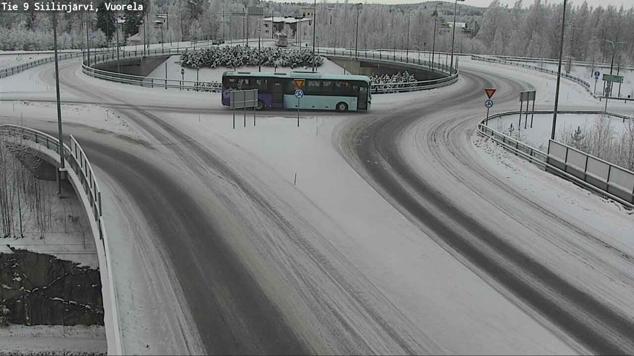 Weather Camera Image Väg 9 Siilinjärvi, Vuorela, Siilinjärvi, Pohjois-Savo