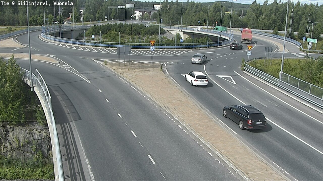 Weather Camera Image Väg 9 Siilinjärvi, Vuorela, Siilinjärvi, Pohjois-Savo
