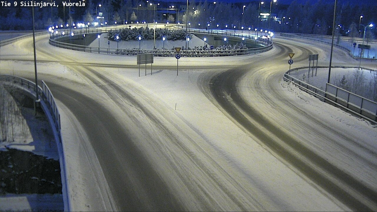 Weather Camera Image Väg 9 Siilinjärvi, Vuorela, Siilinjärvi, Pohjois-Savo