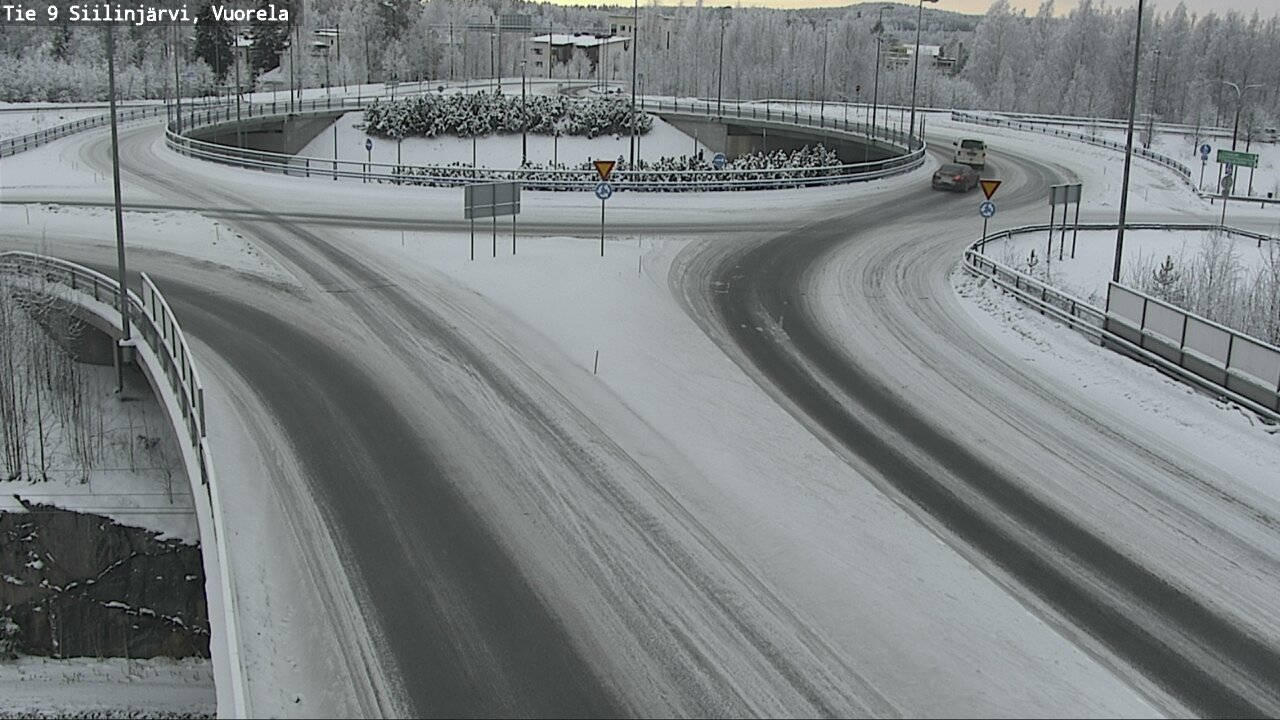 Weather Camera Image Väg 9 Siilinjärvi, Vuorela, Siilinjärvi, Pohjois-Savo