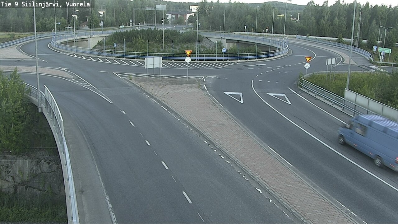 Weather Camera Image Väg 9 Siilinjärvi, Vuorela, Siilinjärvi, Pohjois-Savo