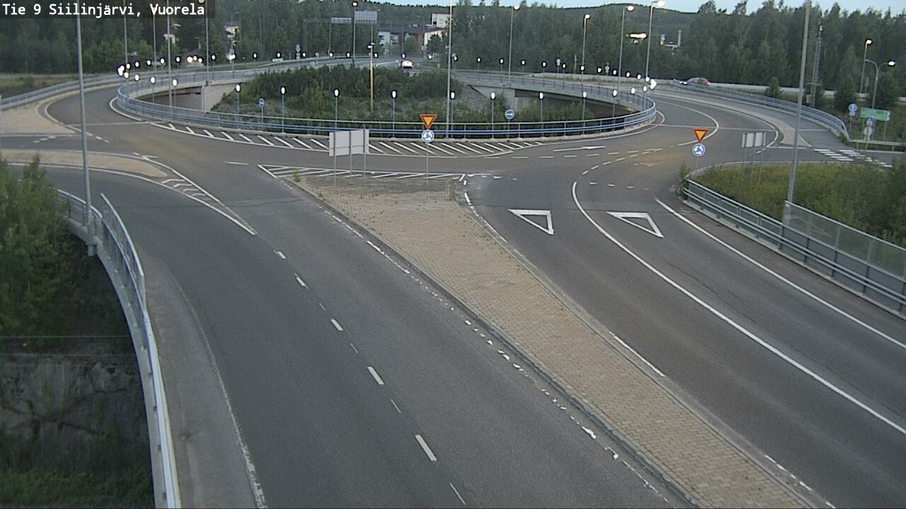 Weather Camera Image Väg 9 Siilinjärvi, Vuorela, Siilinjärvi, Pohjois-Savo