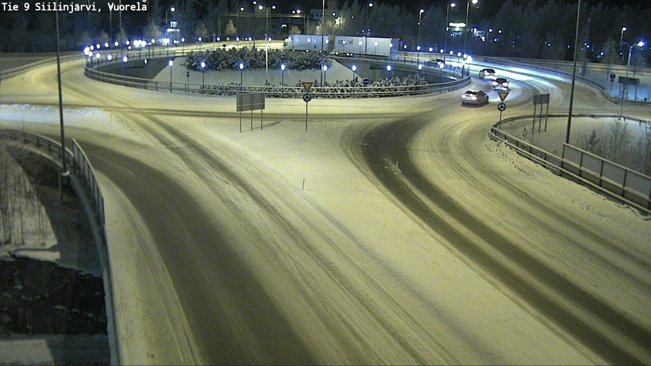 Weather Camera Image Väg 9 Siilinjärvi, Vuorela, Siilinjärvi, Pohjois-Savo