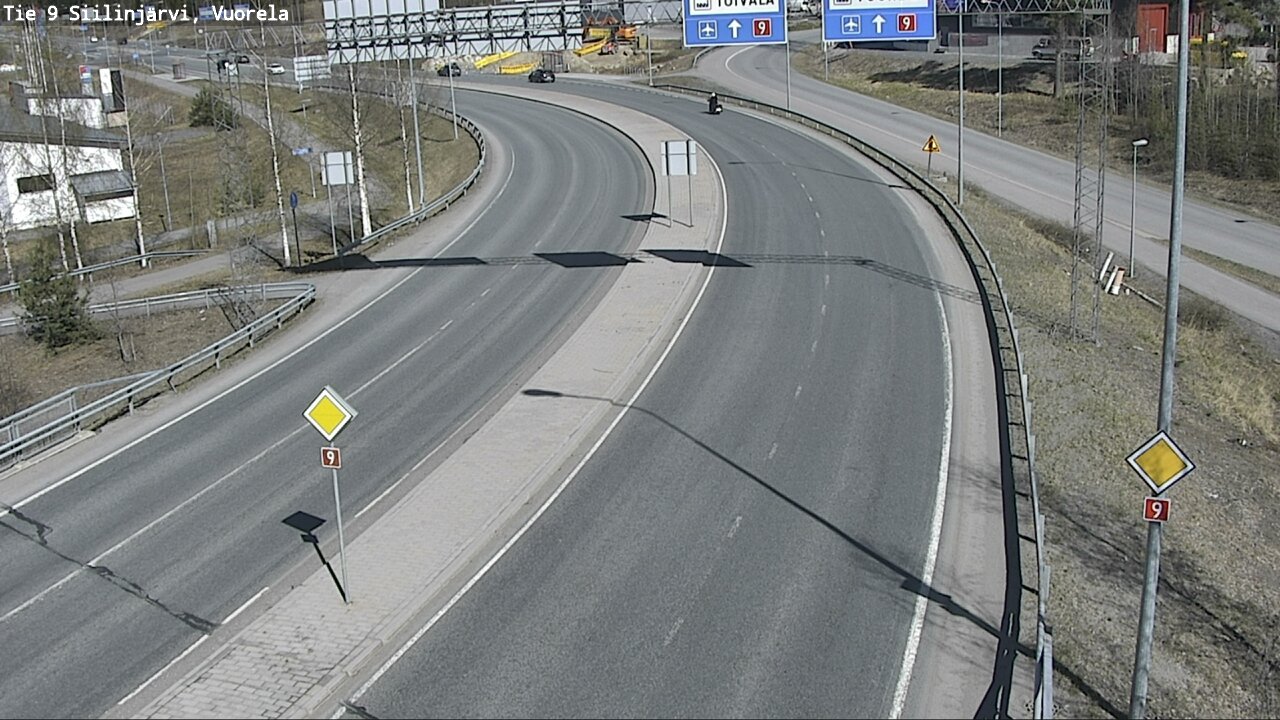 Weather Camera Image Väg 9 Siilinjärvi, Vuorela, Siilinjärvi, Pohjois-Savo