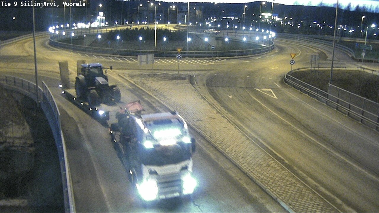 Weather Camera Image Väg 9 Siilinjärvi, Vuorela, Siilinjärvi, Pohjois-Savo