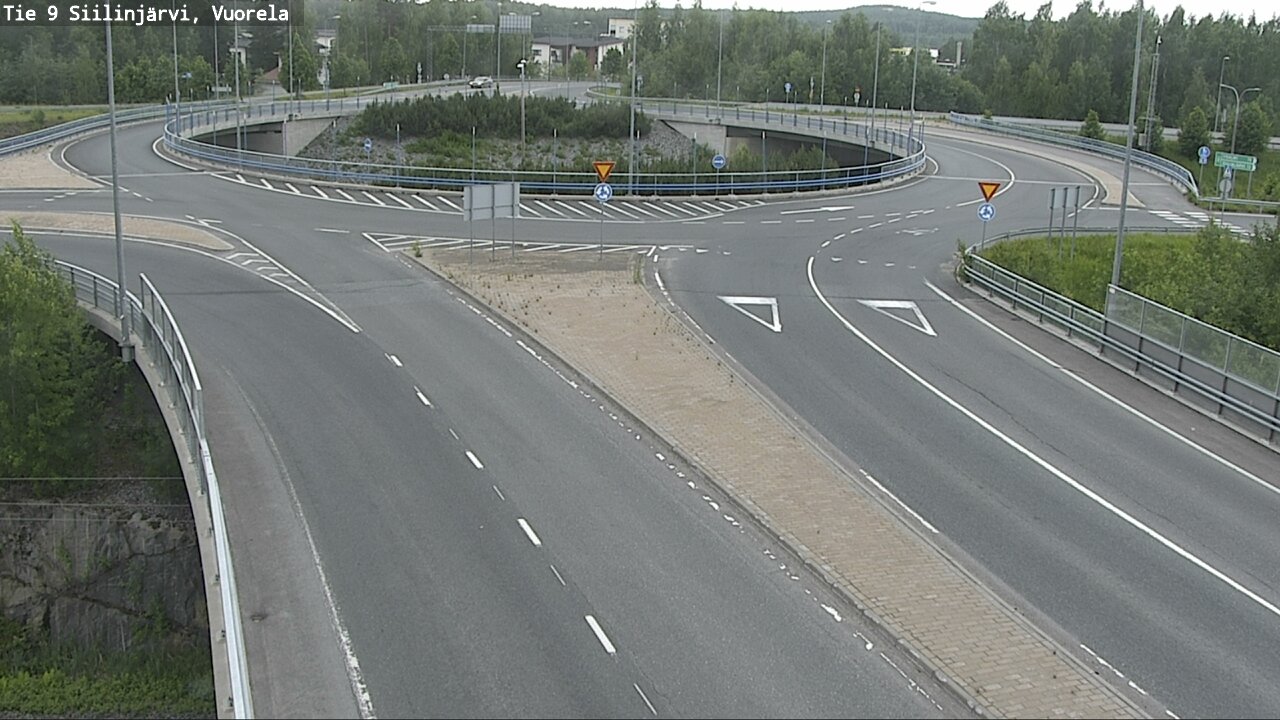 Weather Camera Image Road 9 Siilinjärvi, Vuorela, Siilinjärvi, Pohjois-Savo