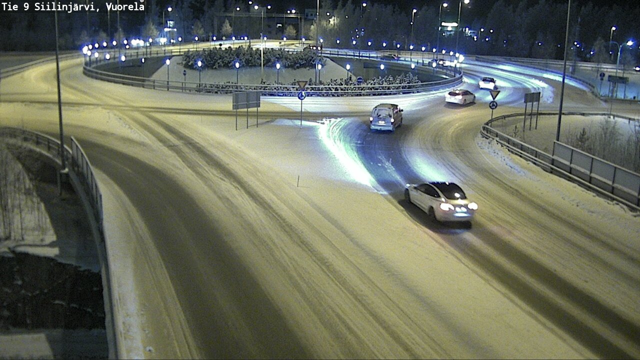 Weather Camera Image Väg 9 Siilinjärvi, Vuorela, Siilinjärvi, Pohjois-Savo