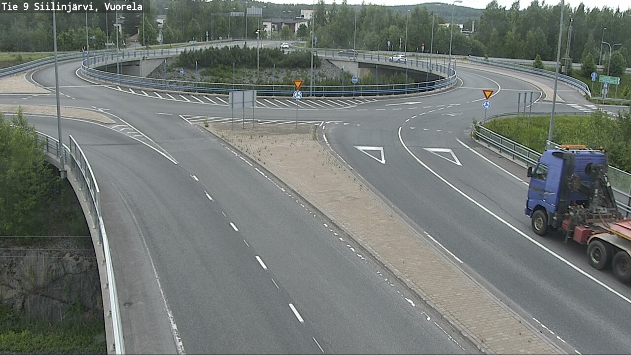 Weather Camera Image Road 9 Siilinjärvi, Vuorela, Siilinjärvi, Pohjois-Savo