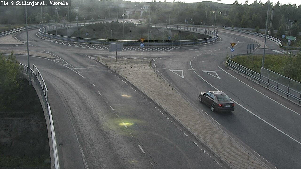 Weather Camera Image Väg 9 Siilinjärvi, Vuorela, Siilinjärvi, Pohjois-Savo