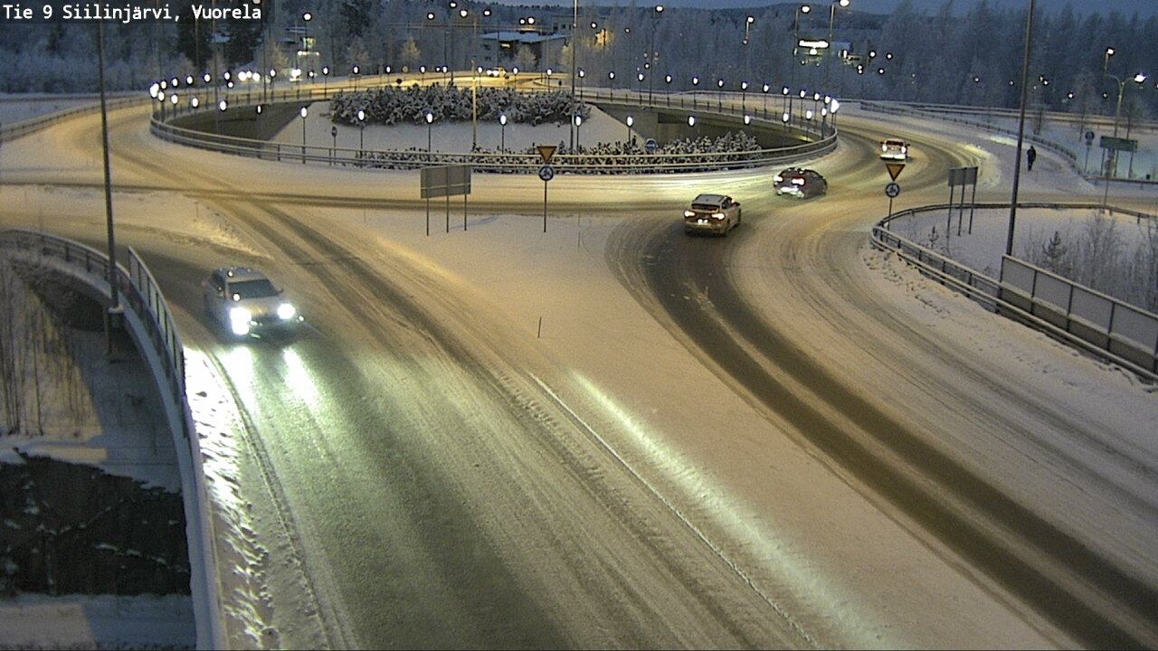 Weather Camera Image Väg 9 Siilinjärvi, Vuorela, Siilinjärvi, Pohjois-Savo