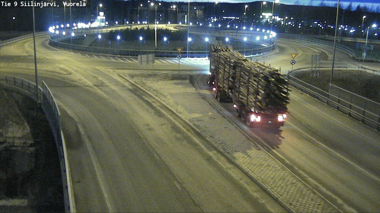 Weather Camera Image Väg 9 Siilinjärvi, Vuorela, Siilinjärvi, Pohjois-Savo