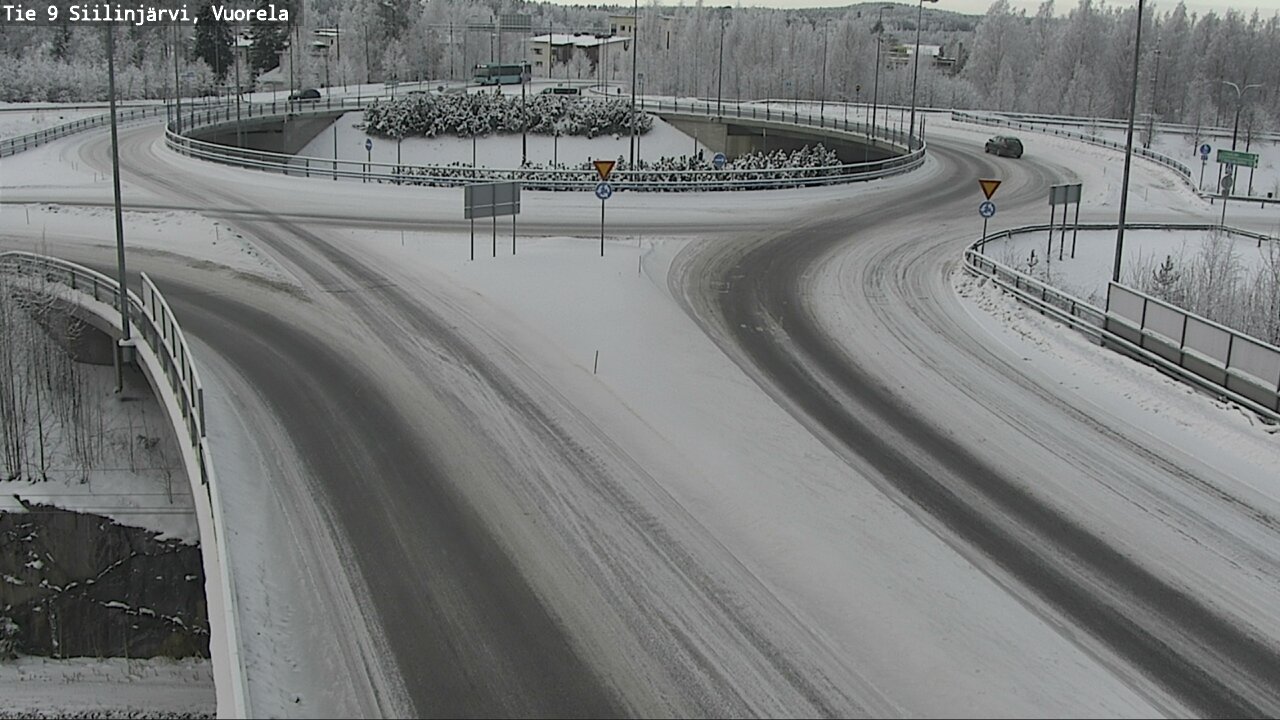 Weather Camera Image Väg 9 Siilinjärvi, Vuorela, Siilinjärvi, Pohjois-Savo