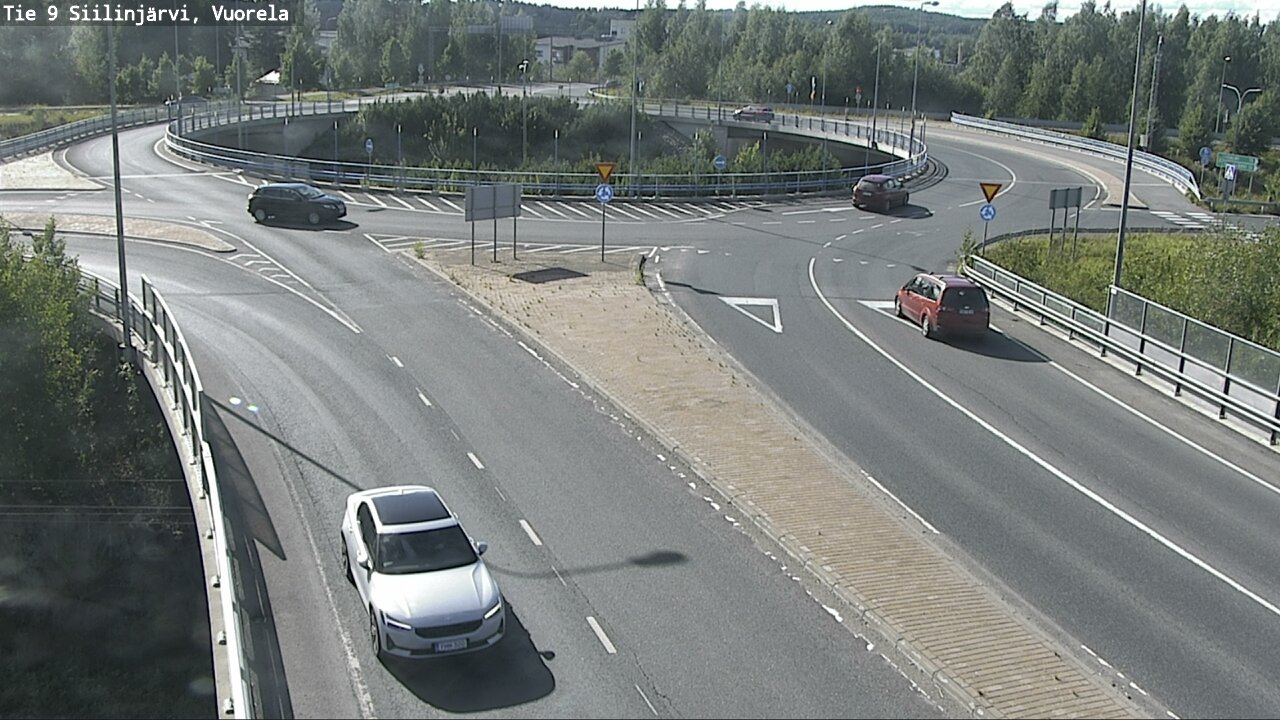 Weather Camera Image Väg 9 Siilinjärvi, Vuorela, Siilinjärvi, Pohjois-Savo