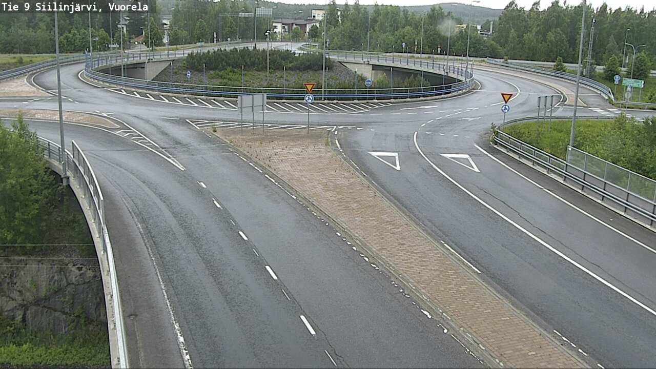 Weather Camera Image Road 9 Siilinjärvi, Vuorela, Siilinjärvi, Pohjois-Savo