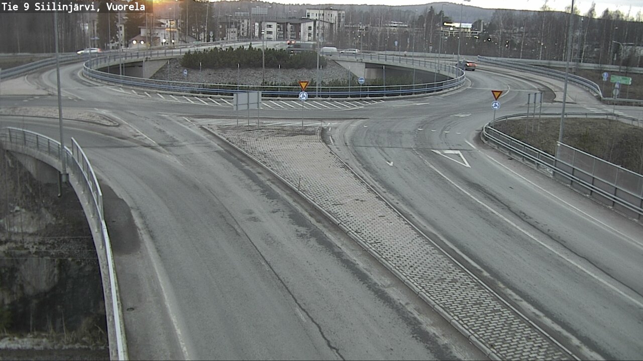 Weather Camera Image Väg 9 Siilinjärvi, Vuorela, Siilinjärvi, Pohjois-Savo