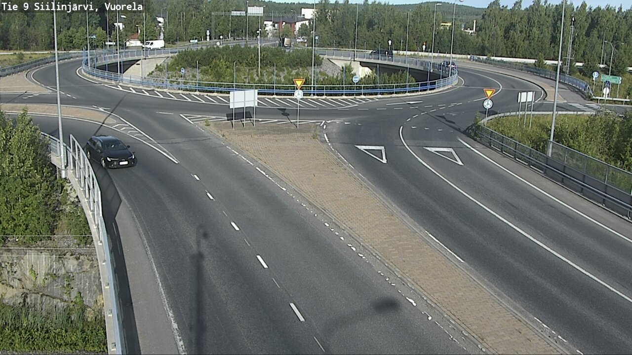 Weather Camera Image Väg 9 Siilinjärvi, Vuorela, Siilinjärvi, Pohjois-Savo