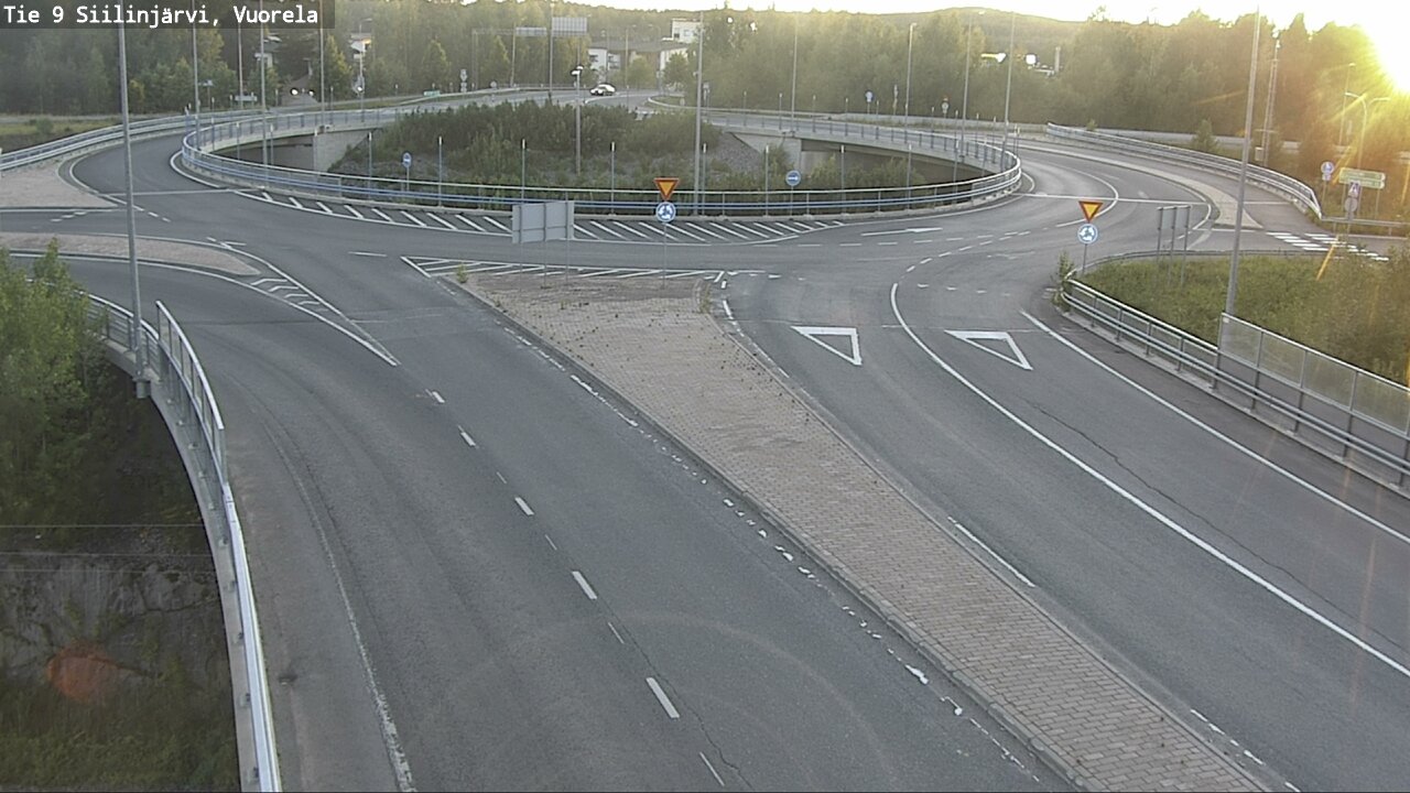 Weather Camera Image Väg 9 Siilinjärvi, Vuorela, Siilinjärvi, Pohjois-Savo