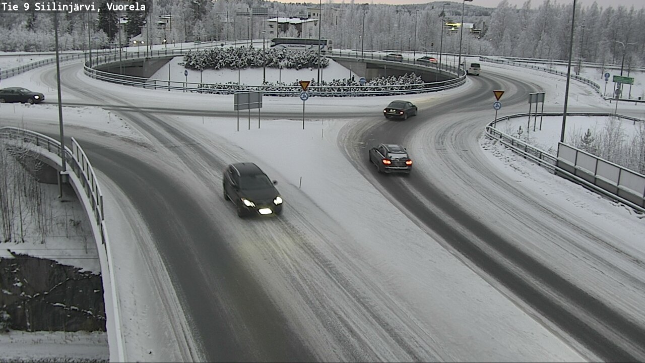 Weather Camera Image Väg 9 Siilinjärvi, Vuorela, Siilinjärvi, Pohjois-Savo