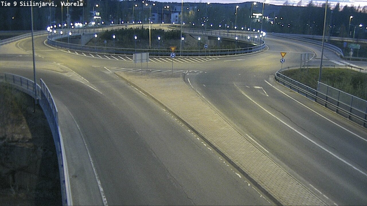 Weather Camera Image Väg 9 Siilinjärvi, Vuorela, Siilinjärvi, Pohjois-Savo
