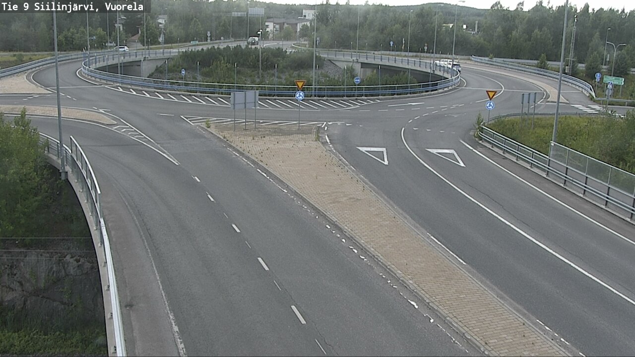 Weather Camera Image Väg 9 Siilinjärvi, Vuorela, Siilinjärvi, Pohjois-Savo