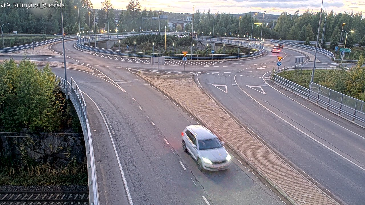 Weather Camera Image Road 9 Siilinjärvi, Vuorela, Siilinjärvi, Pohjois-Savo