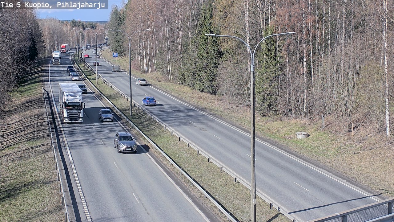 Weather Camera Image Väg 5 Kuopio, Pihlajaharju, Kuopio, Pohjois-Savo