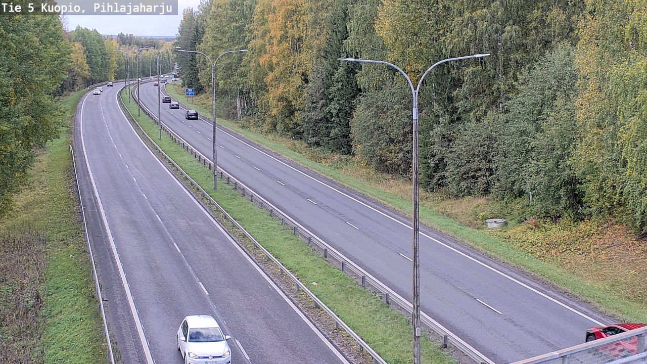 Kelikamerat Kuva Tie 5 Kuopio, Pihlajaharju, Kuopio, Pohjois-Savo