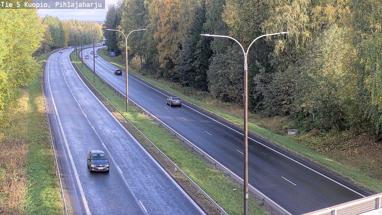 Kelikamerat Kuva Tie 5 Kuopio, Pihlajaharju, Kuopio, Pohjois-Savo